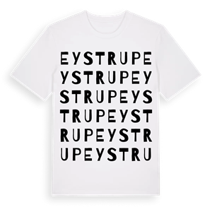 Eystrup ordlek t-shirt – ekologisk bomull t-shirt från Pinshirt