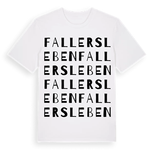 Fallersleben ordlek t-shirt – ekologisk bomull t-shirt från Pinshirt