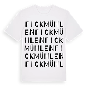 Fickmühlen ordlek t-shirt – ekologisk bomull t-shirt från Pinshirt