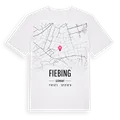Fiebing karta t-shirt