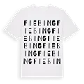Fiebing ordlek t-shirt