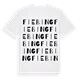Fiebing ordlek t-shirt