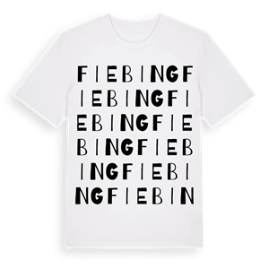 Fiebing ordlek t-shirt – ekologisk bomull t-shirt från Pinshirt