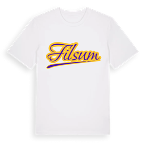 Filsum baseball t-shirt – ekologisk bomull t-shirt från Pinshirt