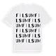 Filsum ordlek t-shirt
