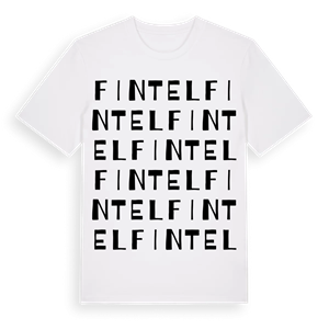 Fintel ordlek t-shirt – ekologisk bomull t-shirt från Pinshirt