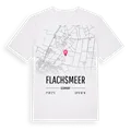 Flachsmeer karta t-shirt