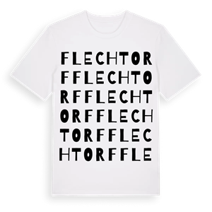 Flechtorf ordlek t-shirt – ekologisk bomull t-shirt från Pinshirt