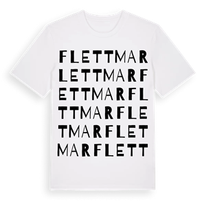 Flettmar ordlek t-shirt – ekologisk bomull t-shirt från Pinshirt