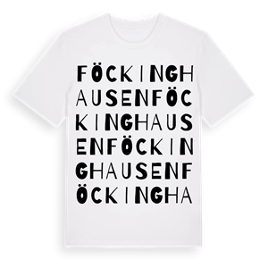 Föckinghausen ordlek t-shirt – ekologisk bomull t-shirt från Pinshirt