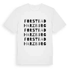 Forst Bad Harzburg ordlek t-shirt – ekologisk bomull t-shirt från Pinshirt