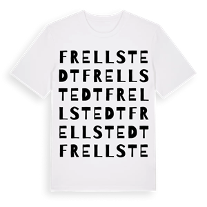 Frellstedt ordlek t-shirt – ekologisk bomull t-shirt från Pinshirt