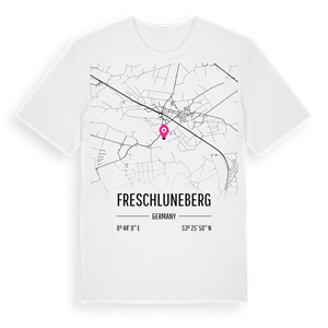 Freschluneberg karta t-shirt – ekologisk bomull t-shirt från Pinshirt