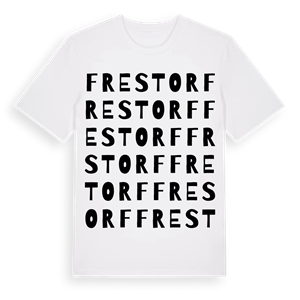 Frestorf ordlek t-shirt – ekologisk bomull t-shirt från Pinshirt