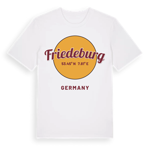 Friedeburg cirkel t-shirt – ekologisk bomull t-shirt från Pinshirt