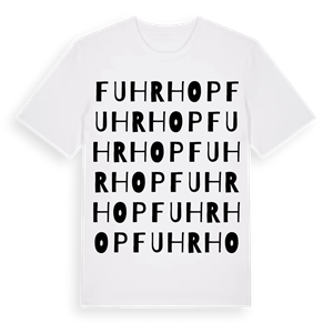 Fuhrhop ordlek t-shirt – ekologisk bomull t-shirt från Pinshirt