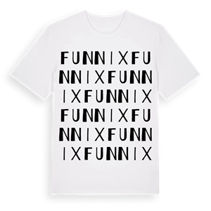 Funnix ordlek t-shirt – ekologisk bomull t-shirt från Pinshirt