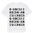 Gandesbergen ordlek t-shirt