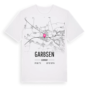 Garbsen karta t-shirt – ekologisk bomull t-shirt från Pinshirt