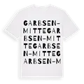 Garbsen-Mitte ordlek t-shirt