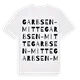 Garbsen-Mitte ordlek t-shirt