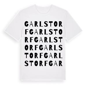 Garlstorf ordlek t-shirt – ekologisk bomull t-shirt från Pinshirt