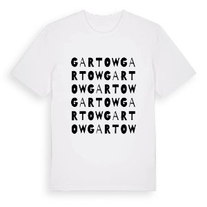 Gartow ordlek t-shirt – ekologisk bomull t-shirt från Pinshirt