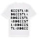Geestland ordlek t-shirt