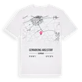 Gemarkung Argestorf karta t-shirt