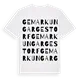 Gemarkung Argestorf ordlek t-shirt
