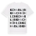 Gemarkung Hachmühlen ordlek t-shirt