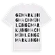 Gemarkung Hachmühlen ordlek t-shirt