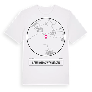 Gemarkung Wennigsen t-shirt – ekologisk bomull t-shirt från Pinshirt