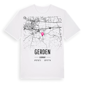 Gerden karta t-shirt – ekologisk bomull t-shirt från Pinshirt