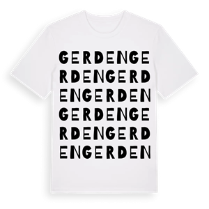 Gerden ordlek t-shirt – ekologisk bomull t-shirt från Pinshirt