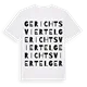 Gerichtsviertel ordlek t-shirt