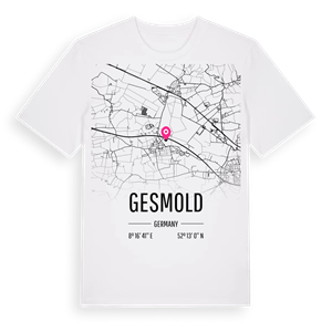 Gesmold karta t-shirt – ekologisk bomull t-shirt från Pinshirt