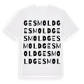 Gesmold ordlek t-shirt