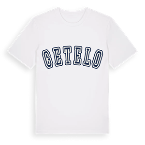Getelo college t-shirt – ekologisk bomull t-shirt från Pinshirt