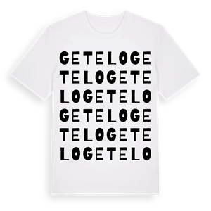 Getelo ordlek t-shirt – ekologisk bomull t-shirt från Pinshirt
