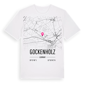 Gockenholz karta t-shirt – ekologisk bomull t-shirt från Pinshirt