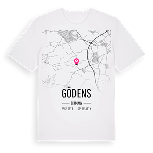 Gödens karta t-shirt – ekologisk bomull t-shirt från Pinshirt