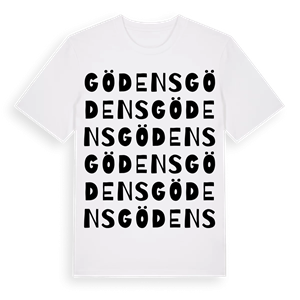 Gödens ordlek t-shirt – ekologisk bomull t-shirt från Pinshirt