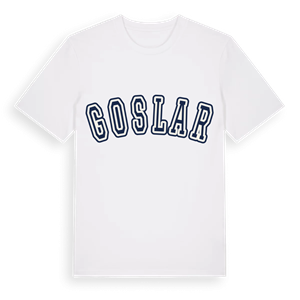 Goslar college t-shirt – ekologisk bomull t-shirt från Pinshirt