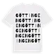 Göttingen ordlek t-shirt