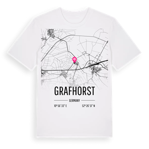Grafhorst karta t-shirt – ekologisk bomull t-shirt från Pinshirt