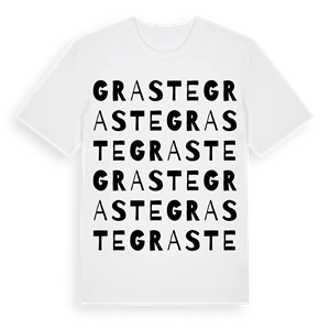 Graste ordlek t-shirt – ekologisk bomull t-shirt från Pinshirt
