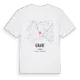 Graue karta t-shirt