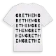 Grethem ordlek t-shirt