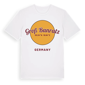 Groß Banratz cirkel t-shirt – ekologisk bomull t-shirt från Pinshirt